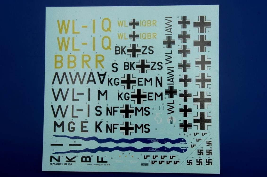 Eduard 8078 1/48 Ölçek, Bf 108 Uçak Maketi