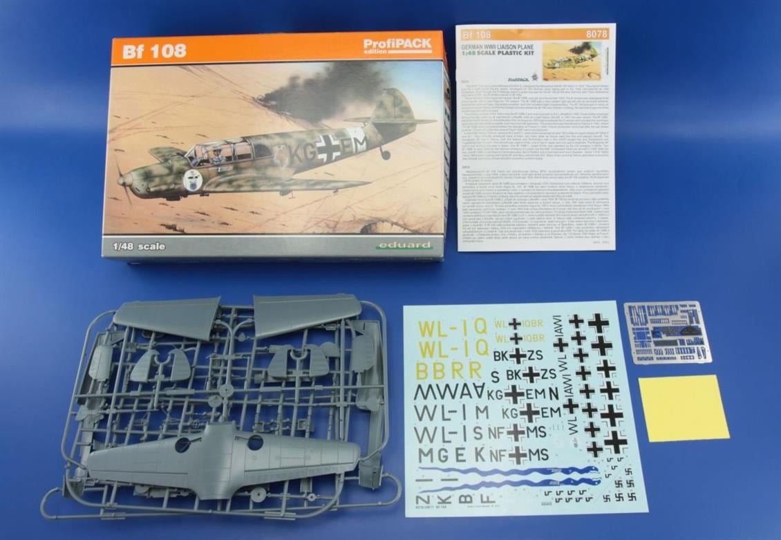 Eduard 8078 1/48 Ölçek, Bf 108 Uçak Maketi