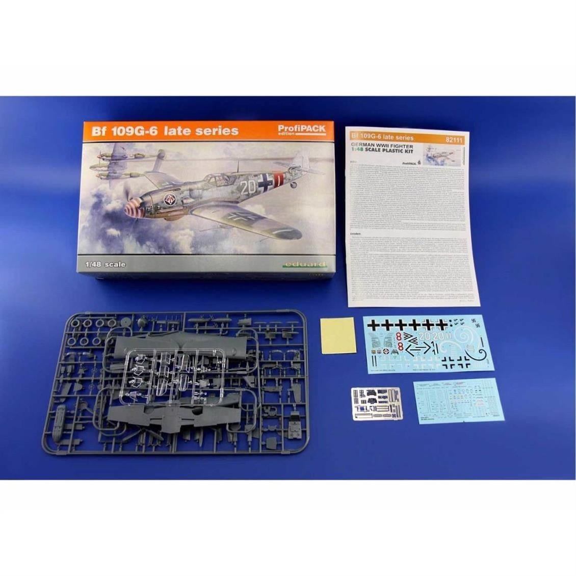 Eduard 82111 1/48 Ölçek, Bf 109G-6 Late Series Uçak Maket