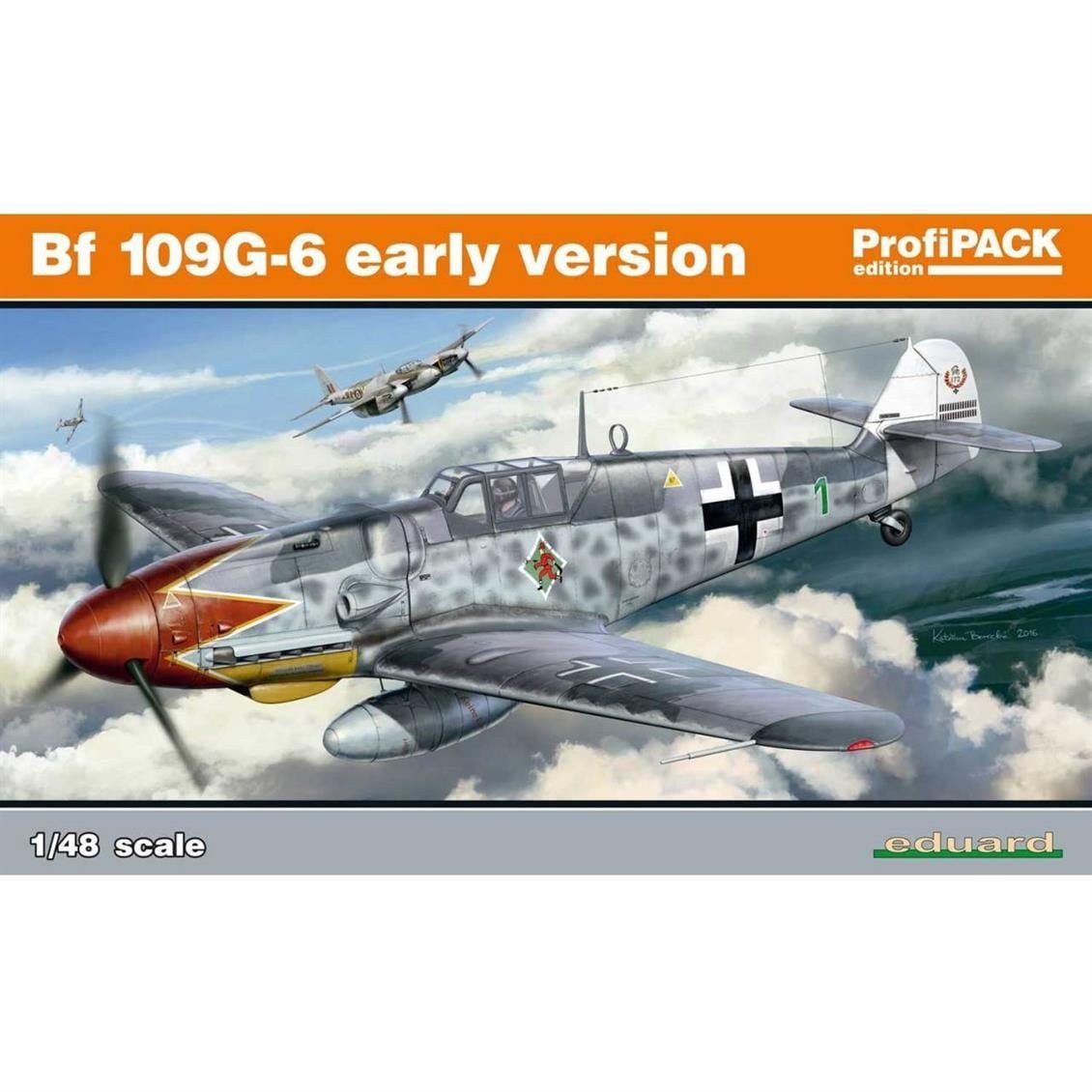 Eduard 82113 1/48 Ölçek, Bf 109G-6 Early Version Uçak Mak