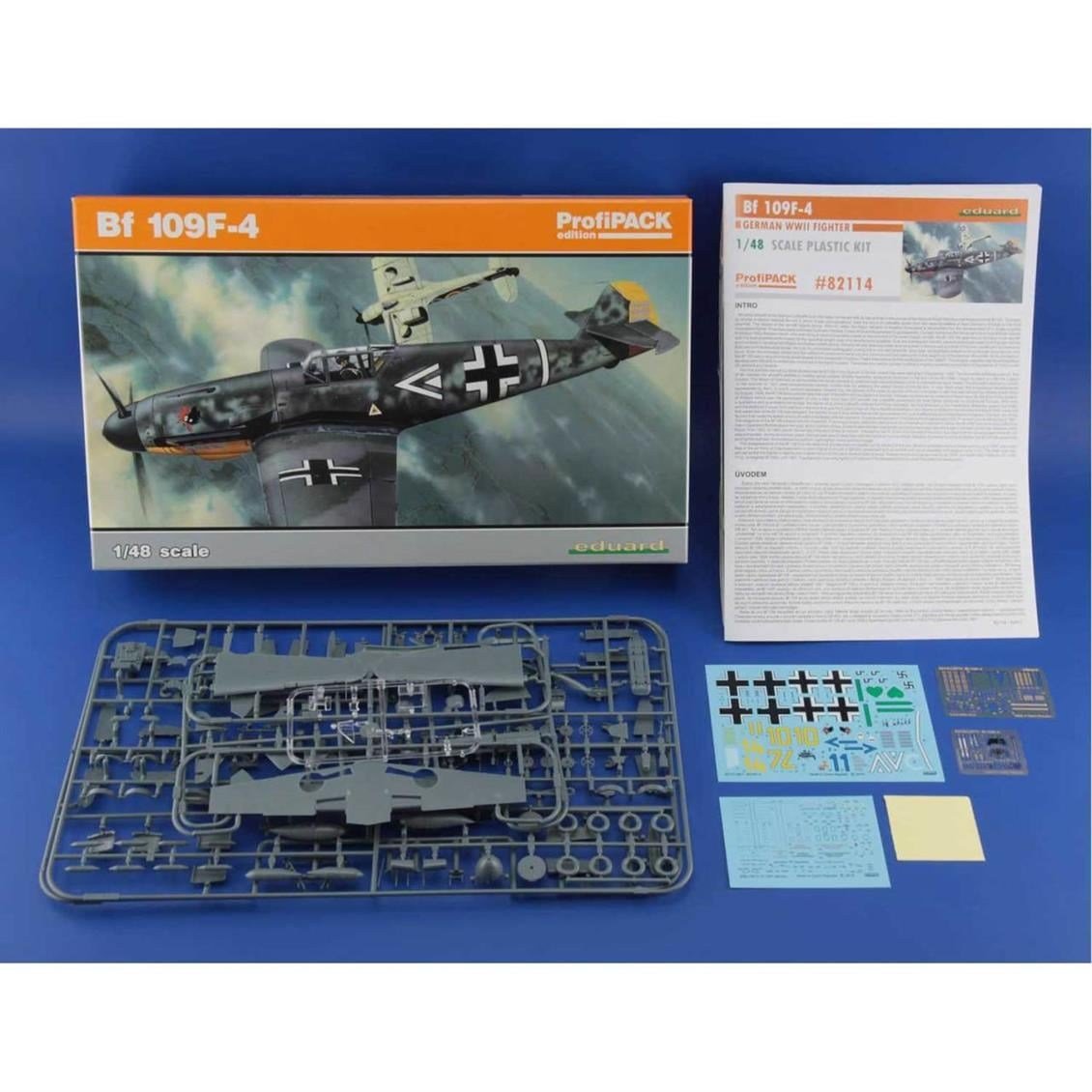 Eduard 82114 1/48 Ölçek, Bf 109F-4 Uçak Maketi