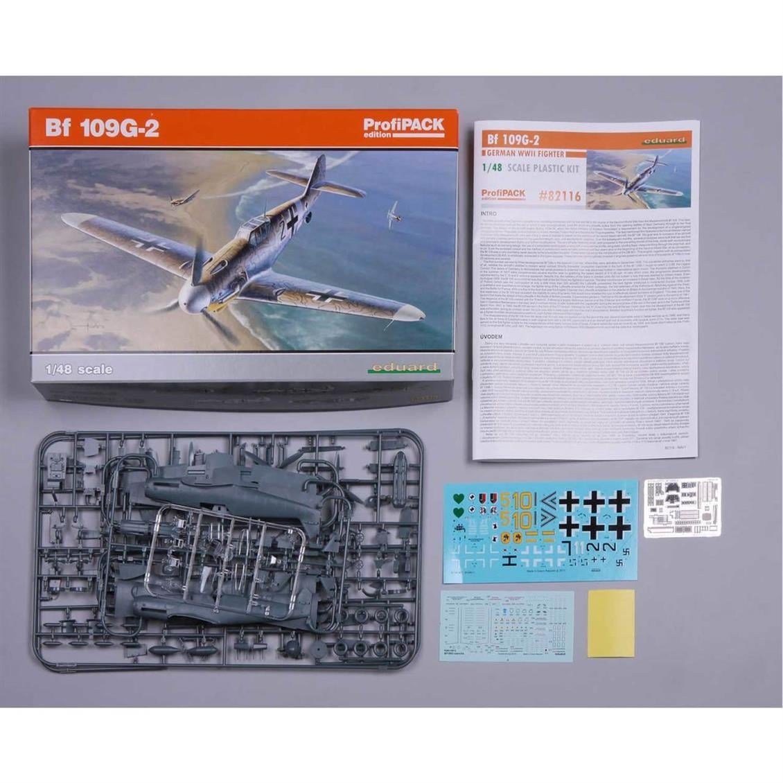 Eduard 82116 1/48 Ölçek, Bf 109G-2 Uçak Maketi