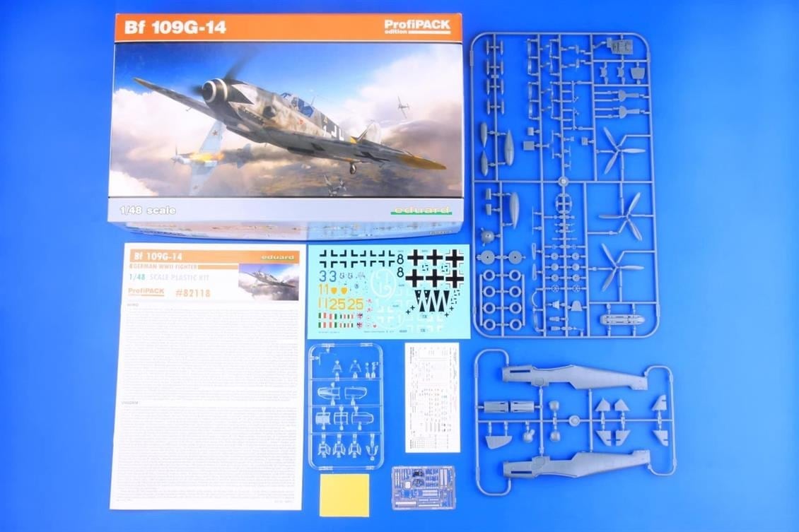 Eduard 82118 1/48 Ölçek, Bf 109G-14 1/48 Ölçek, Uçak Maketi