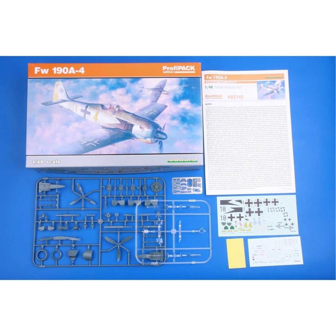 Eduard 82142 1/48 Ölçek, Fw 190A-4 Uçak Maketi