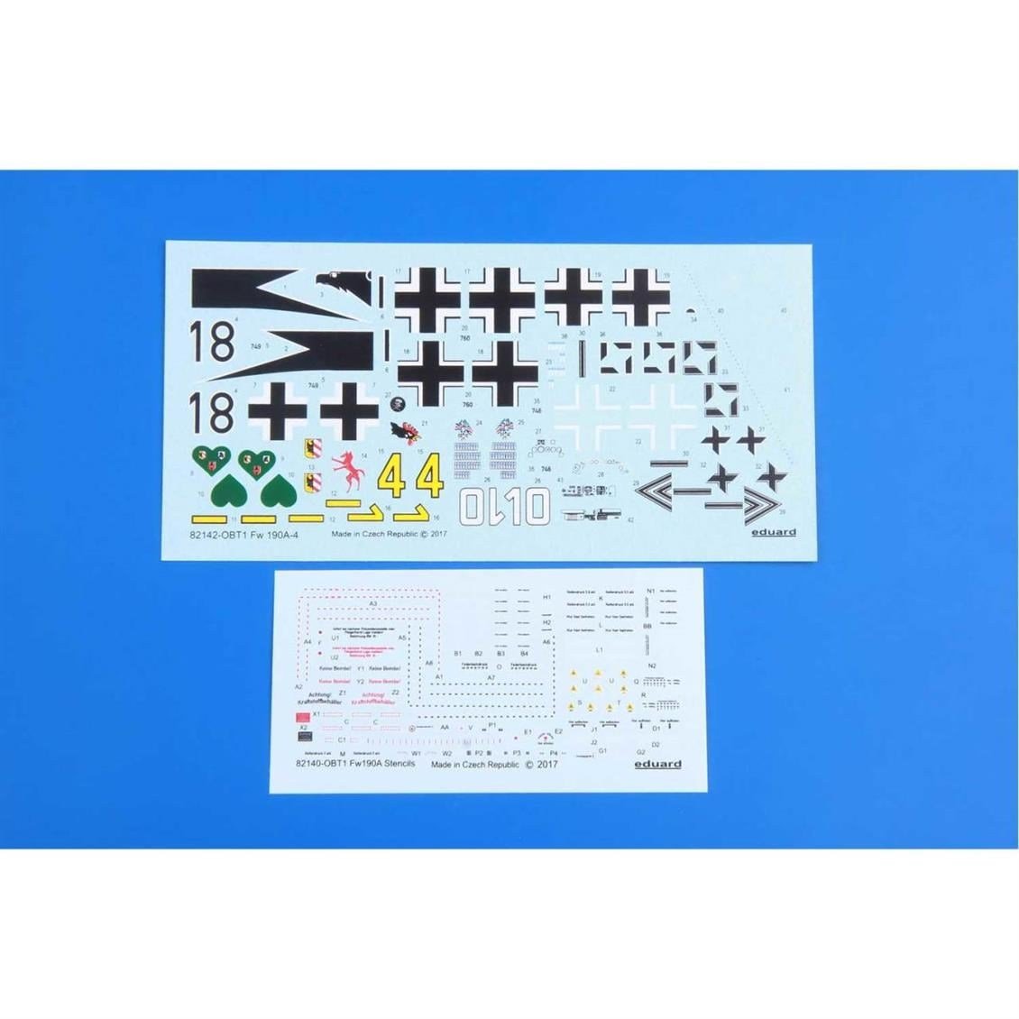 Eduard 82142 1/48 Ölçek, Fw 190A-4 Uçak Maketi