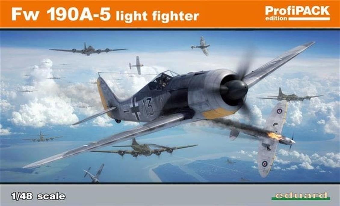 Eduard 82143 1/48 Ölçek, Fw 190A-5 Light Fighter Uçak Mak