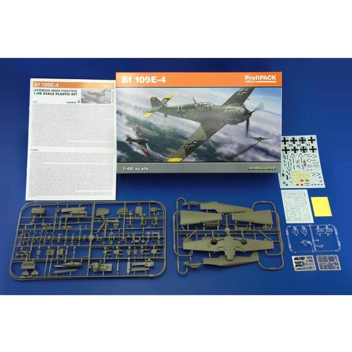 Eduard 8263 1/48 Ölçek, Bf 109E-4 Uçak Maketi