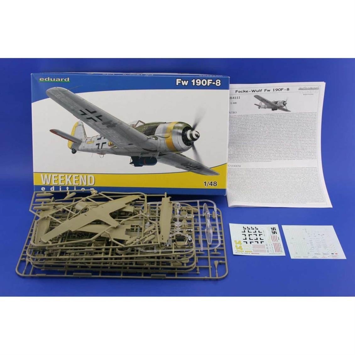 Eduard 84111 1/48 Ölçek, Fw 190F-8 Uçak Maketi