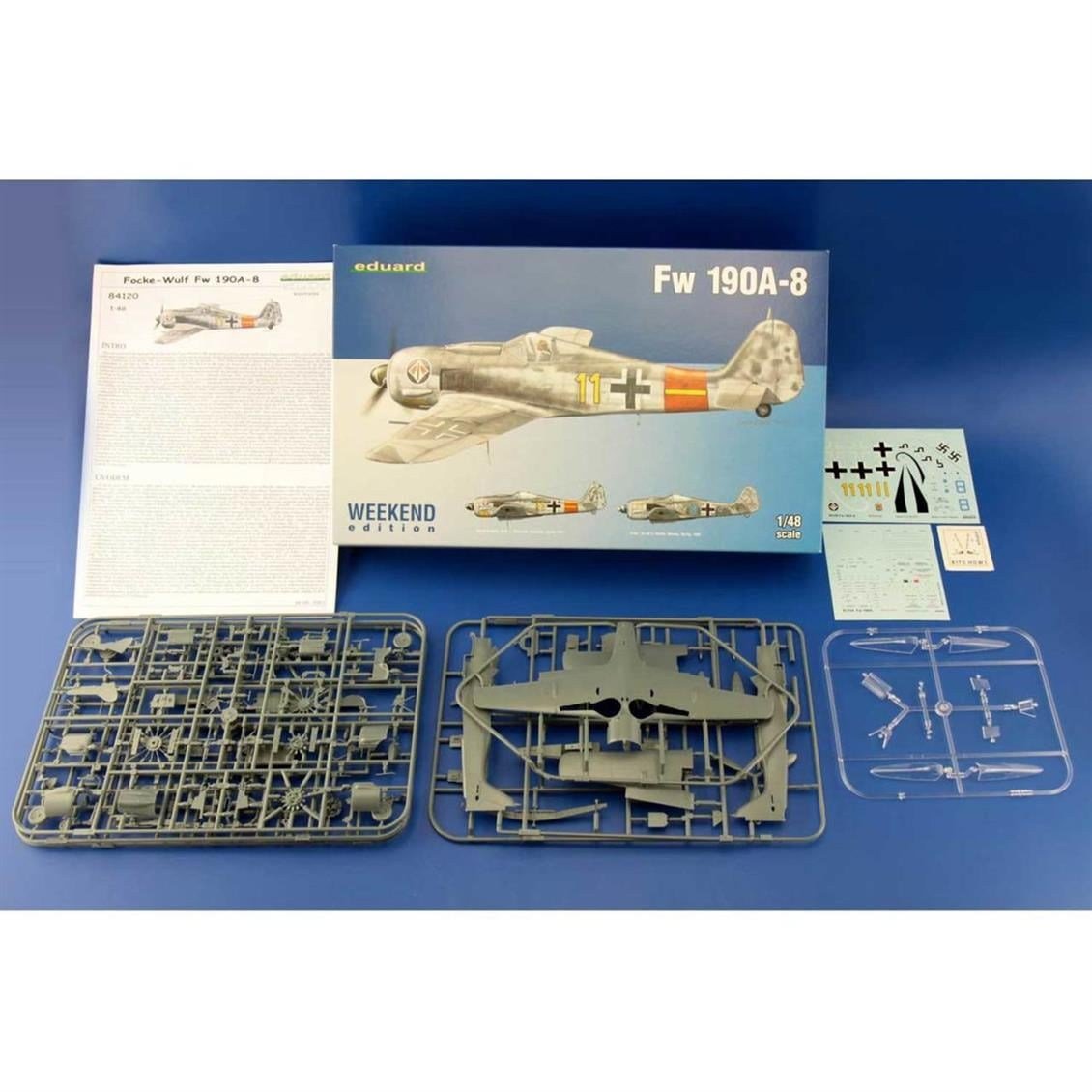 Eduard 84120 1/48 Ölçek, Fw 190A-8 Uçak Maketi