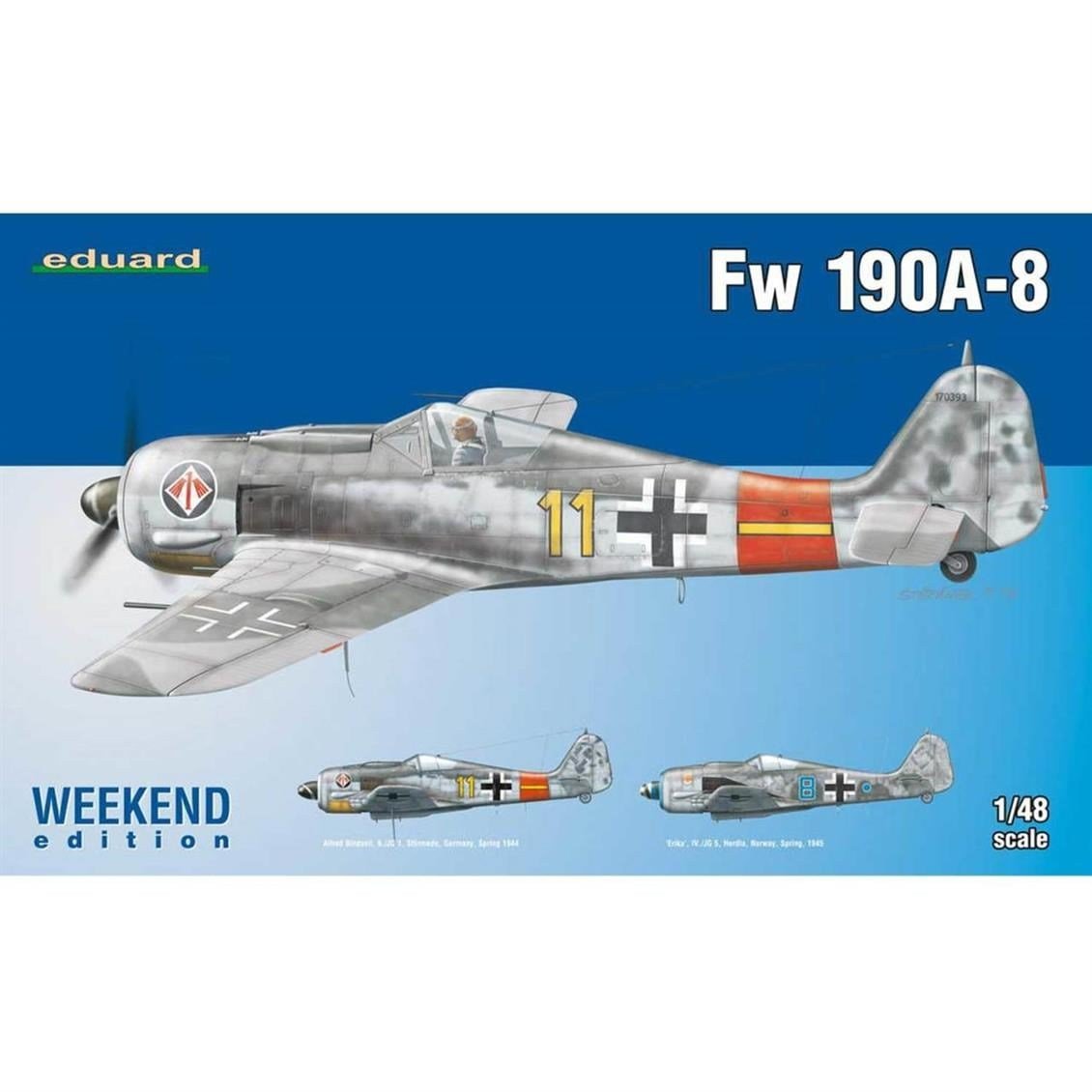 Eduard 84120 1/48 Ölçek, Fw 190A-8 Uçak Maketi