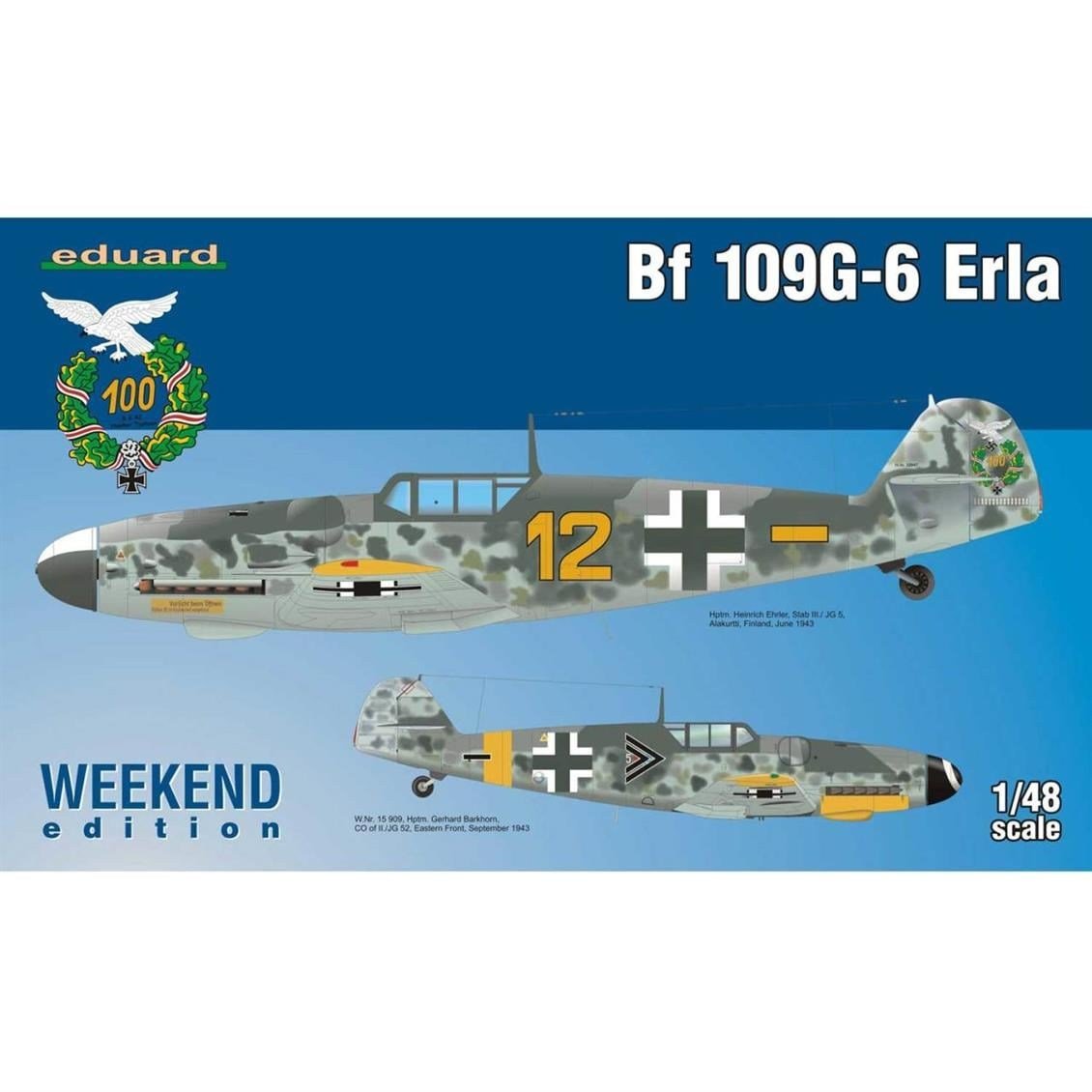 Eduard 84142 1/48 Ölçek, Bf 109G-6 Erla Uçak Maketi