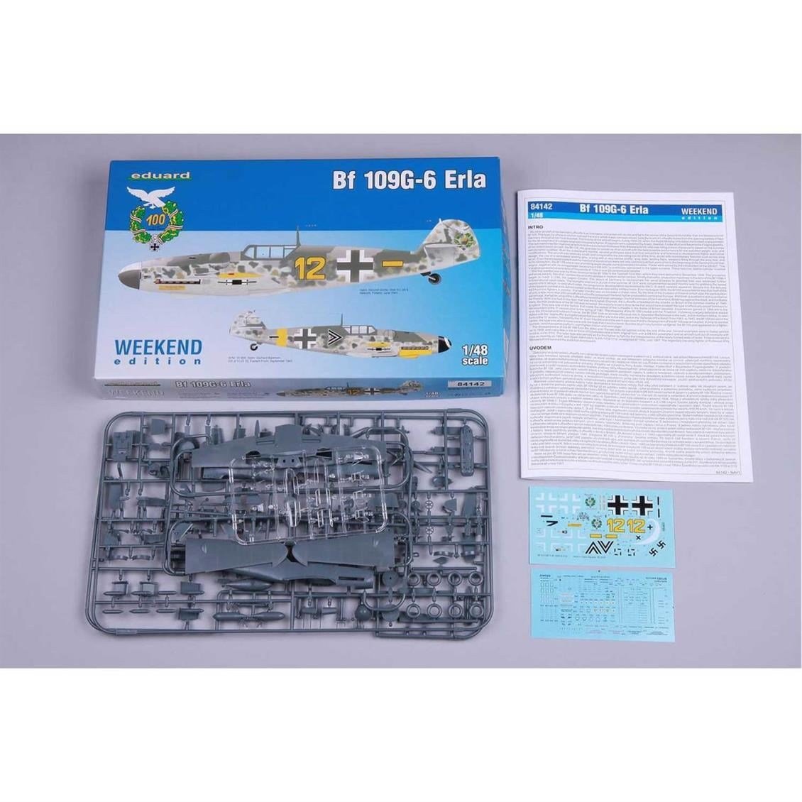 Eduard 84142 1/48 Ölçek, Bf 109G-6 Erla Uçak Maketi
