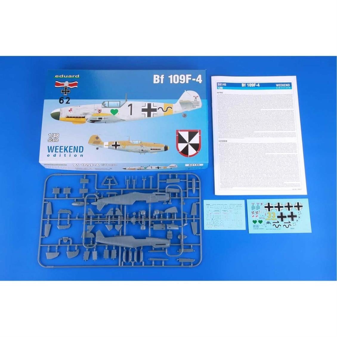 Eduard 84146 1/48 Ölçek, Bf 109F-4 Uçak Maketi
