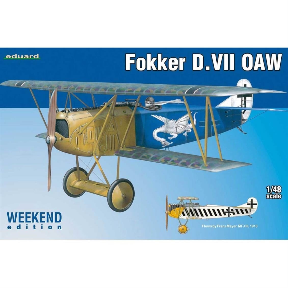 Eduard 84155 1/48 Ölçek, Fokker D.Vıı Oaw Uçak Maketi