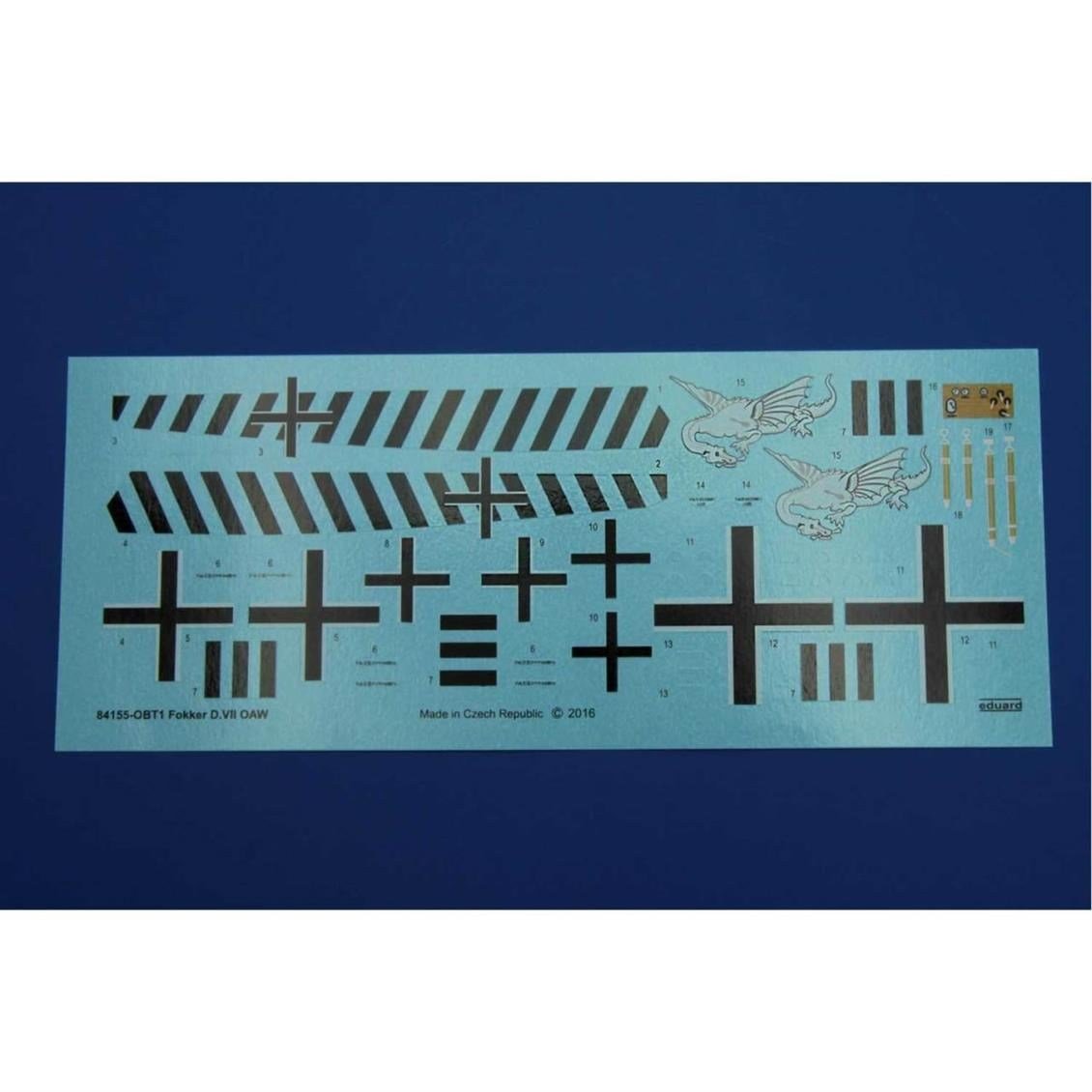 Eduard 84155 1/48 Ölçek, Fokker D.Vıı Oaw Uçak Maketi