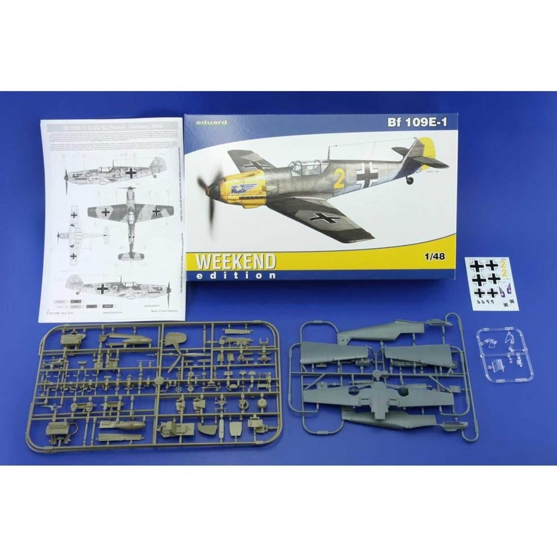 Eduard 84164 1/48 Ölçek, Bf 109E-1 Uçak Maketi