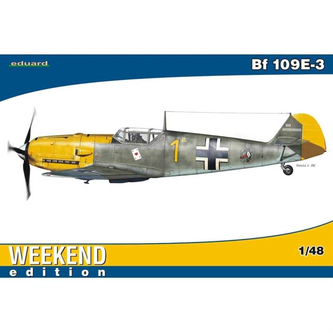 Eduard 84165 1/48 Ölçek, Bf 109E-3 Uçak Maketi