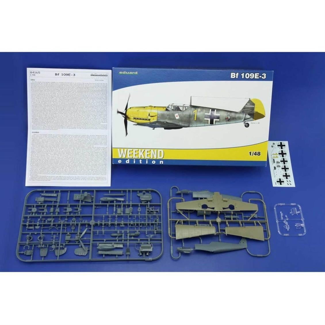 Eduard 84165 1/48 Ölçek, Bf 109E-3 Uçak Maketi