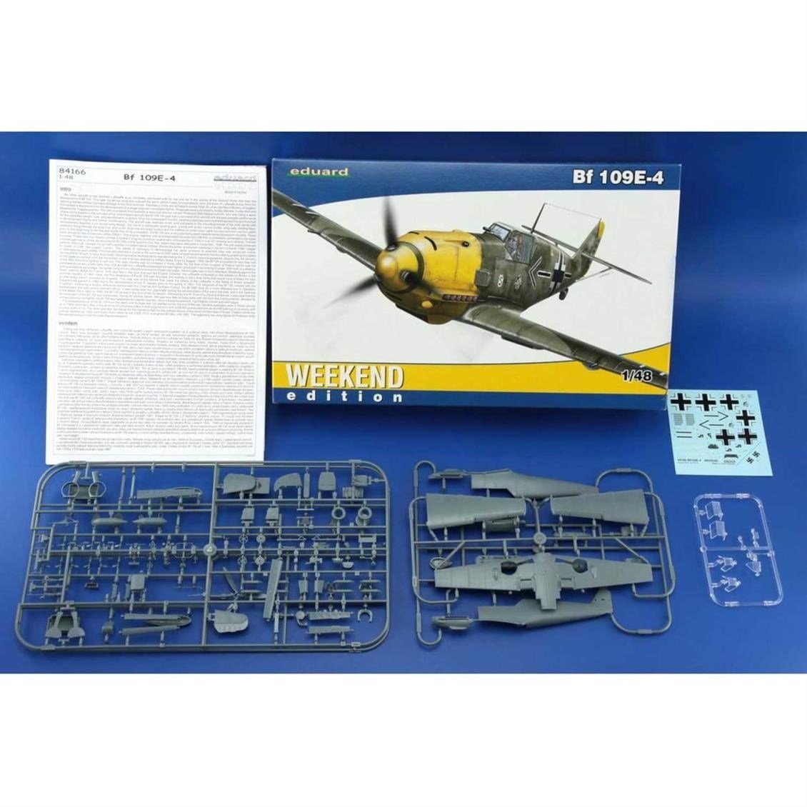 Eduard 84166 1/48 Ölçek, Bf 109E-4 Uçak Maketi