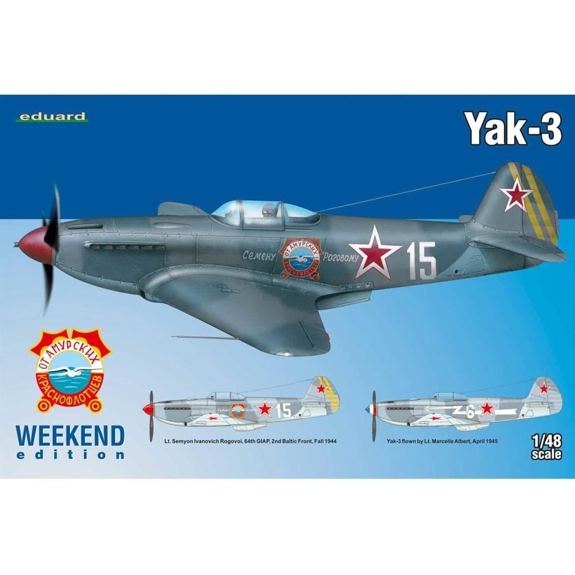 Eduard 8457 1/48 Ölçek, Yak-3 Uçak Maketi