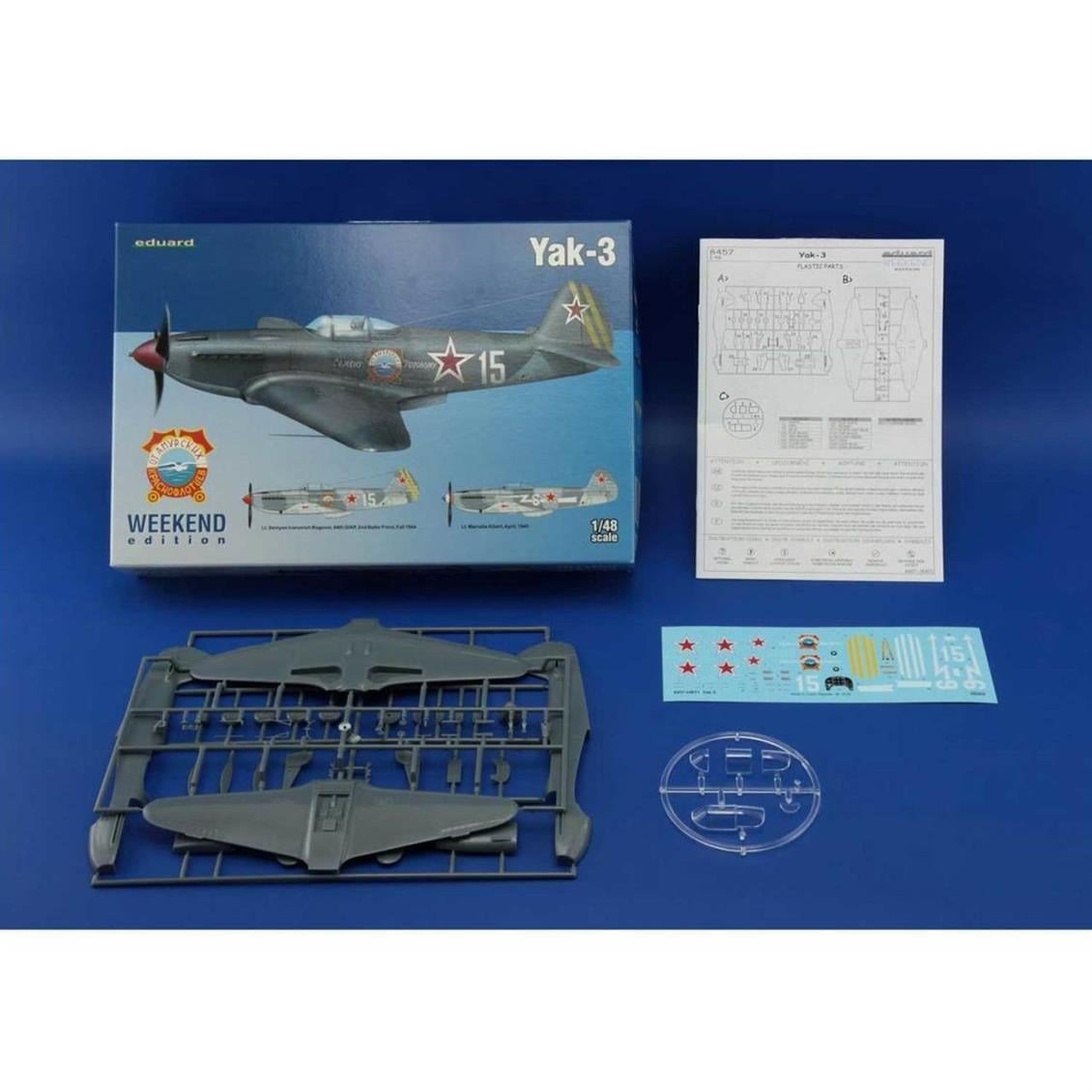 Eduard 8457 1/48 Ölçek, Yak-3 Uçak Maketi