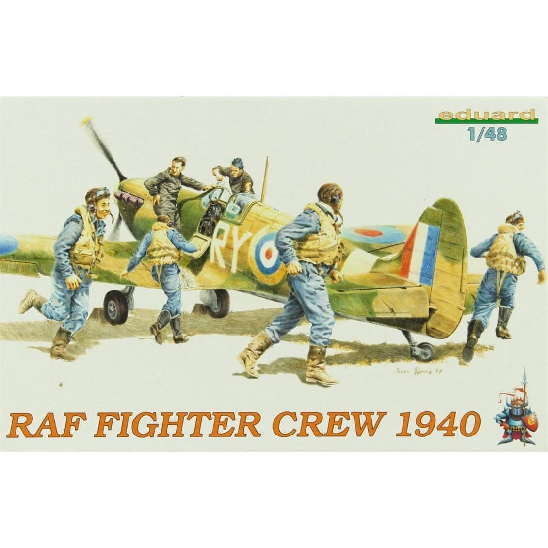 Eduard 8507 1/48 Ölçek, Raf Fıghter Crew 1940 Figür Maket