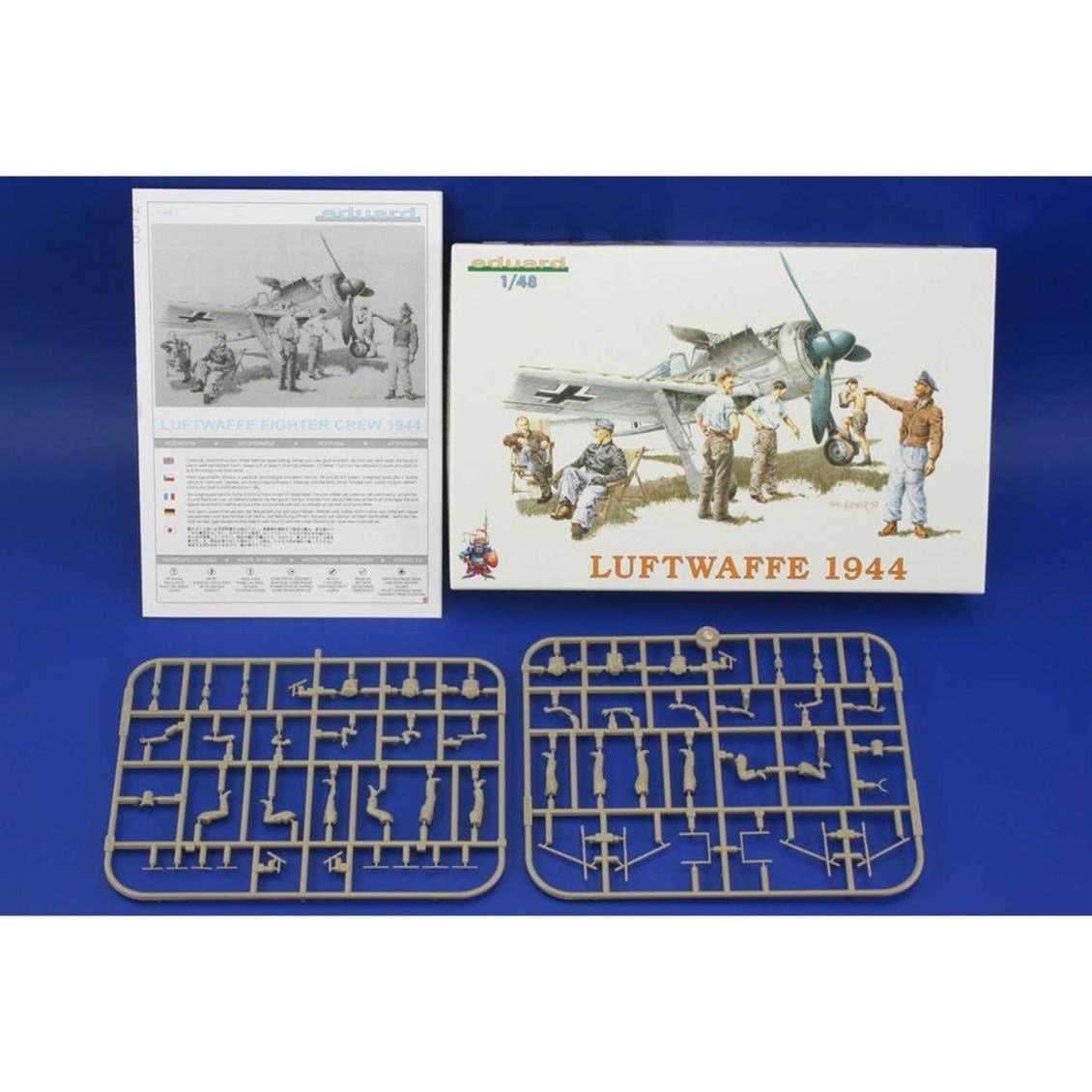 Eduard 8512 1/48 Ölçek, Luftwaffe Fıghter Crew 1944 Figür