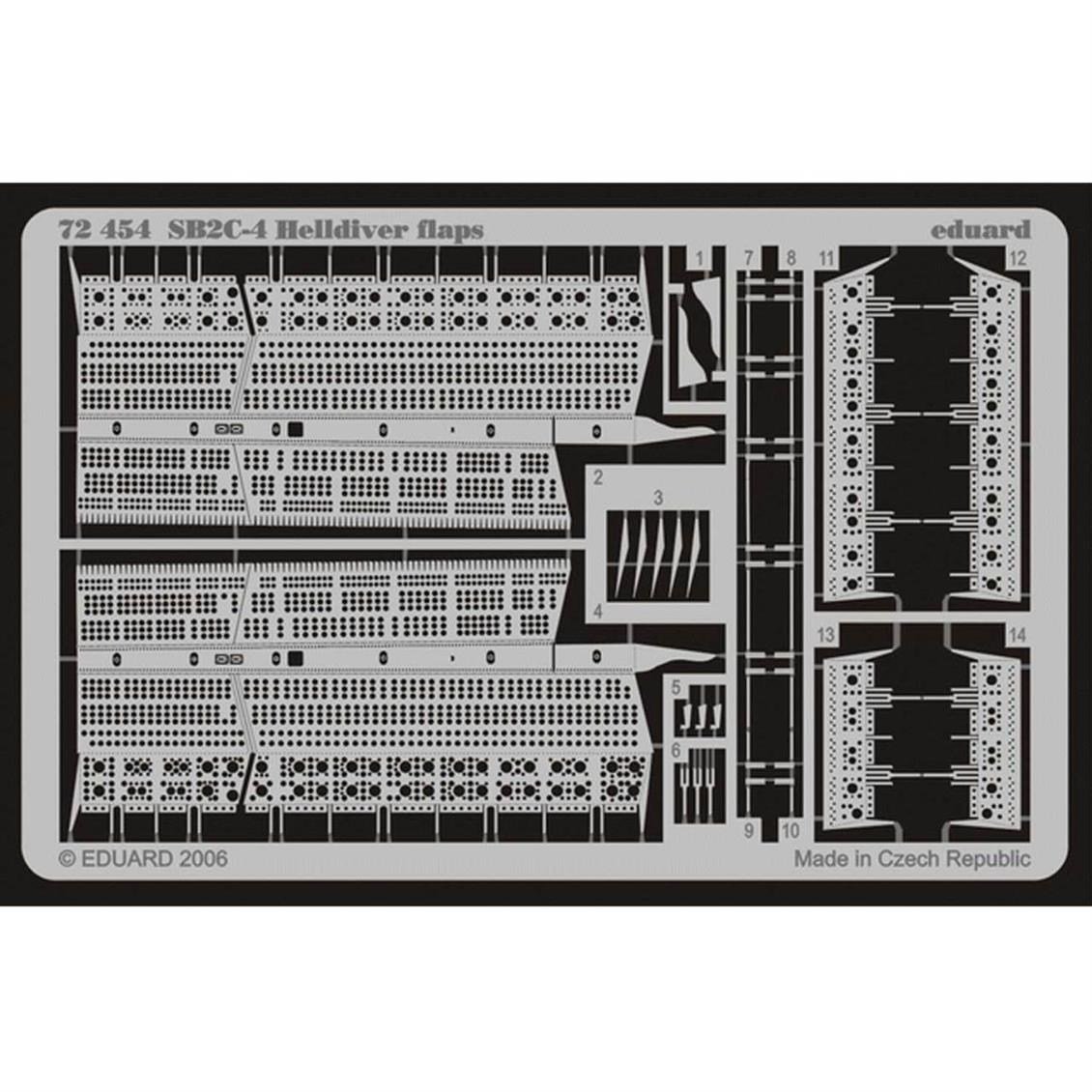 Eduard Bıg7222 1/72 Ölçek, Sb2C-4 - For Aca - Komple P.E. Set