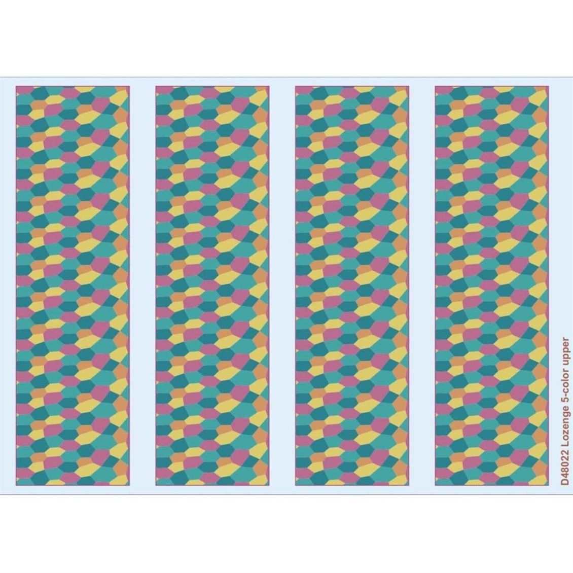 Eduard D48022 1/48 Ölçek, Lozenge 5-Color Upper Maket Det