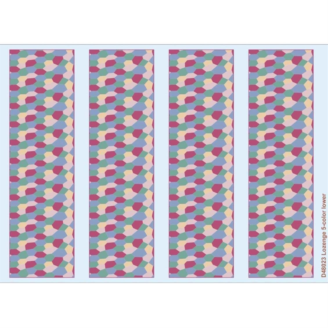 Eduard D48023 1/48 Ölçek, Lozenge 5-Color Lower Maket Det