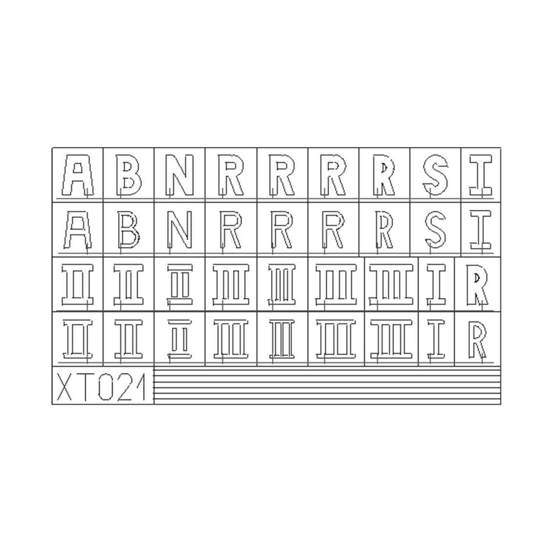 Eduard Xt021 1/35 Ölçek, German Letters Small Maket Detay