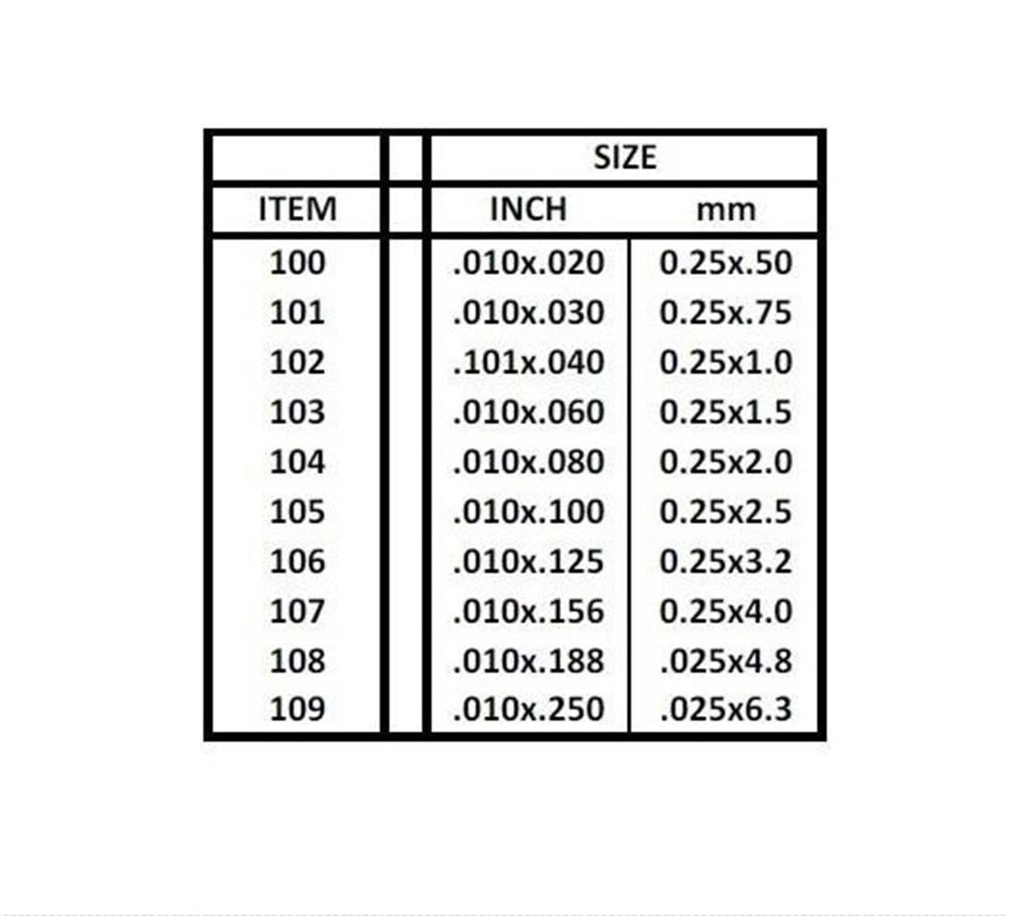 Evergreen 101 0,25*0,75*355 Mm Köşeli Çubuk-10 Adet -Beyaz