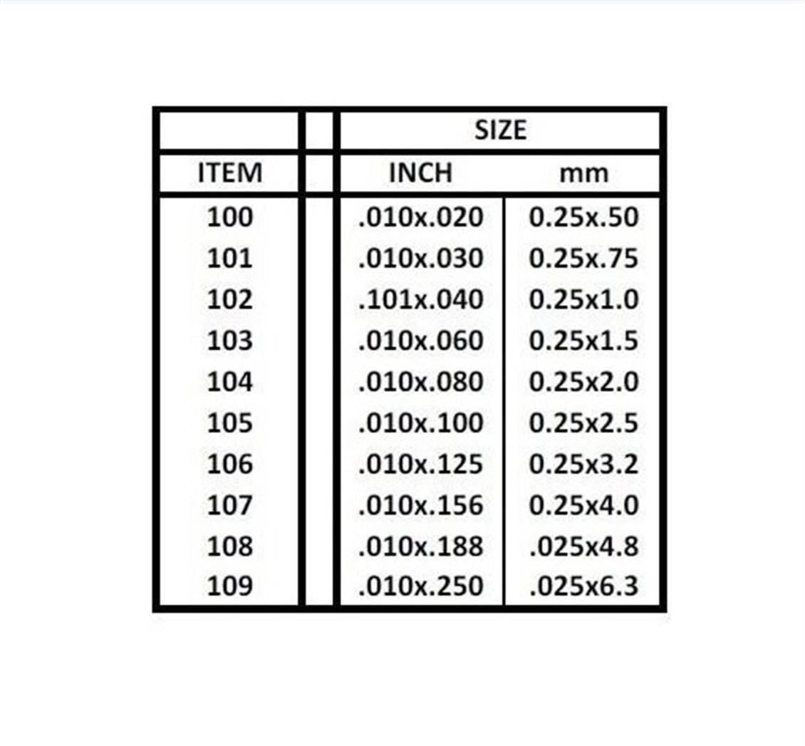Evergreen 109 0,25*6,30*355 Mm Köşeli Çubuk-10 Adet -Beyaz