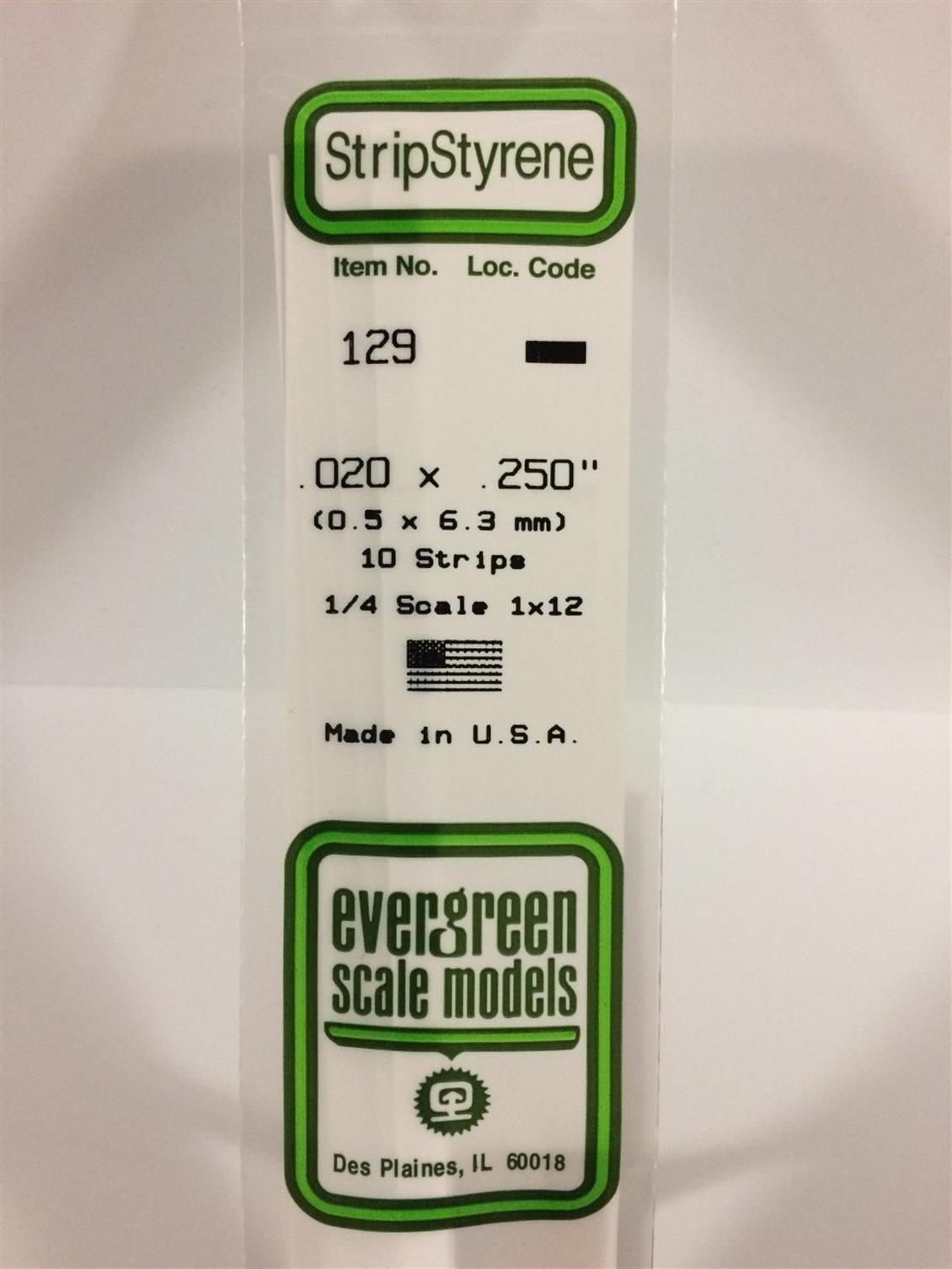 Evergreen 129 0,50*6,30*355 Mm Köşeli Çubuk-10 Adet -Beyaz