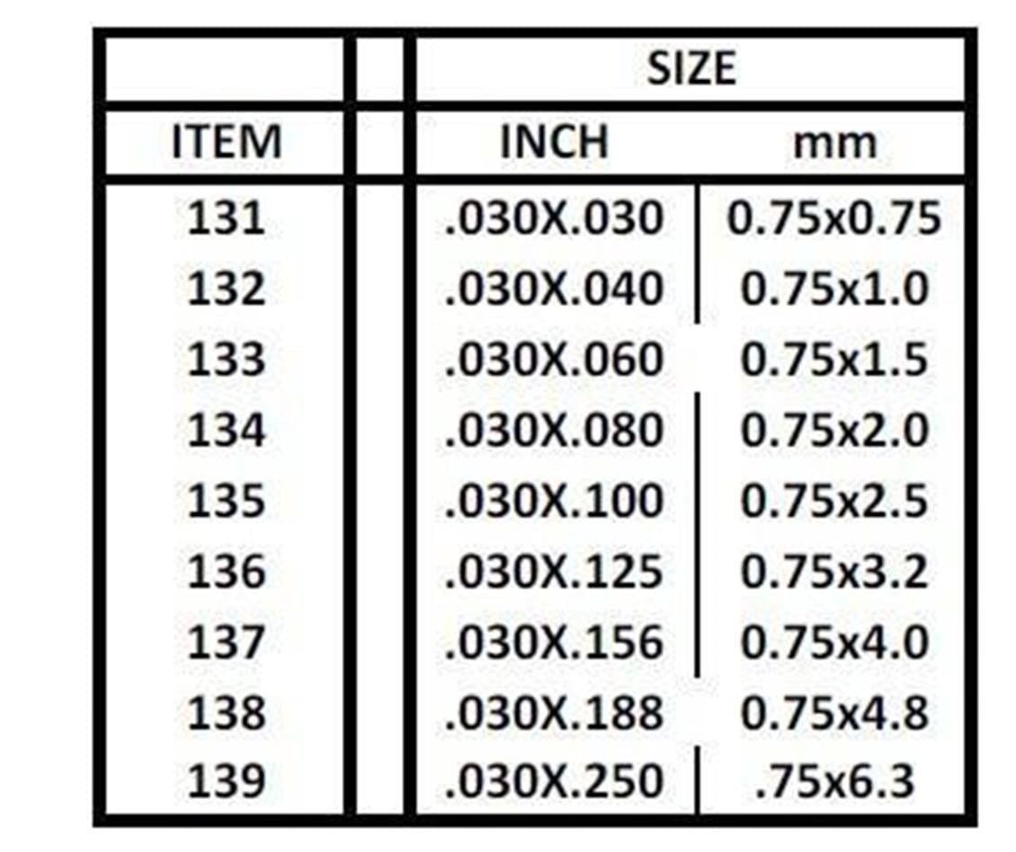 Evergreen 131 0,75*0,75*355 Mm Köşeli Çubuk-10 Adet -Beyaz