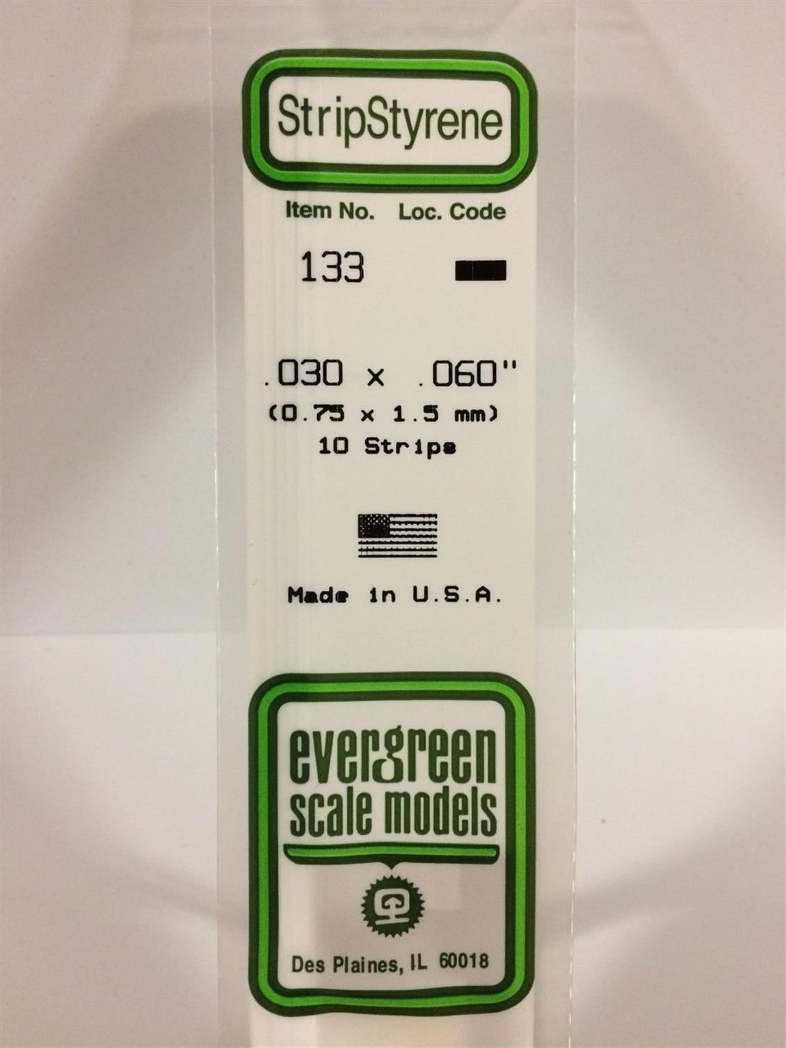 Evergreen 133 0,75*1,50*355 Mm Köşeli Çubuk-10 Adet -Beyaz