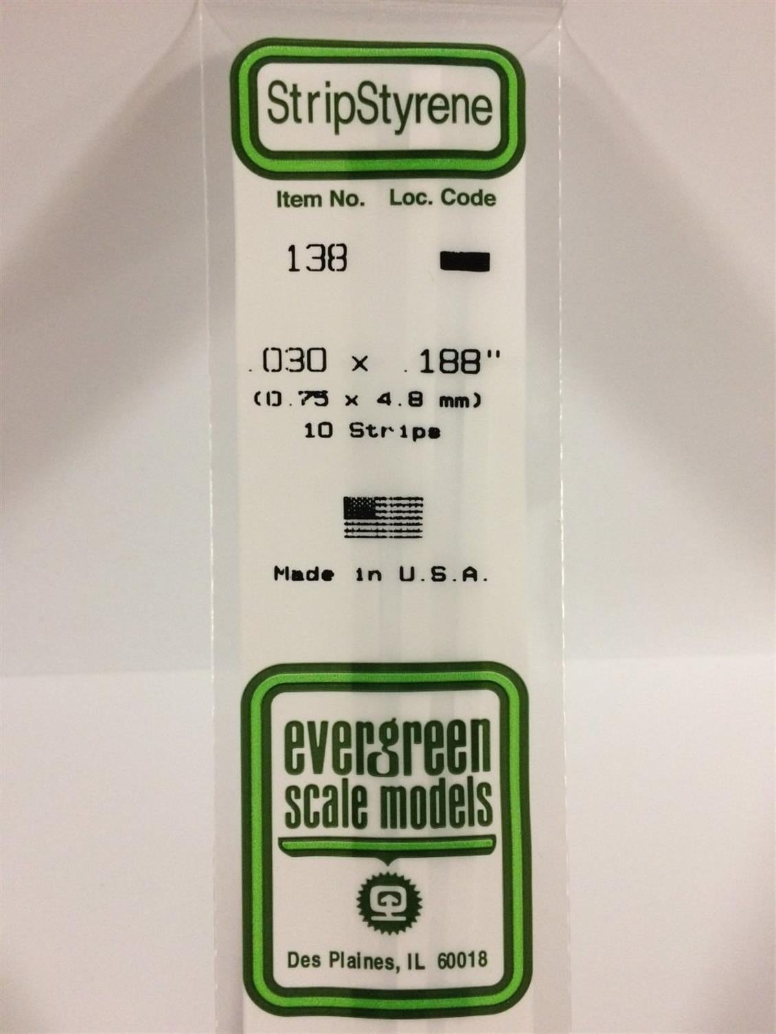 Evergreen 138 0,75*4,80*355 Mm Köşeli Çubuk-10 Adet -Beyaz