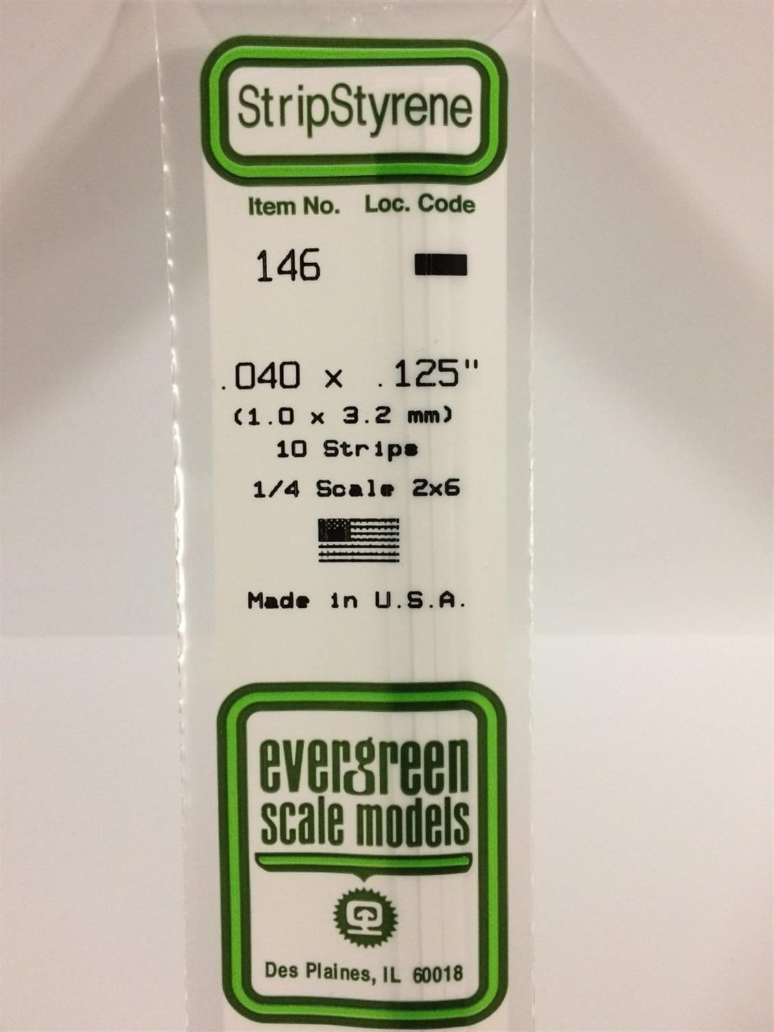 Evergreen 146 1,00*3,20*355 Mm Köşeli Çubuk-10 Adet -Beyaz
