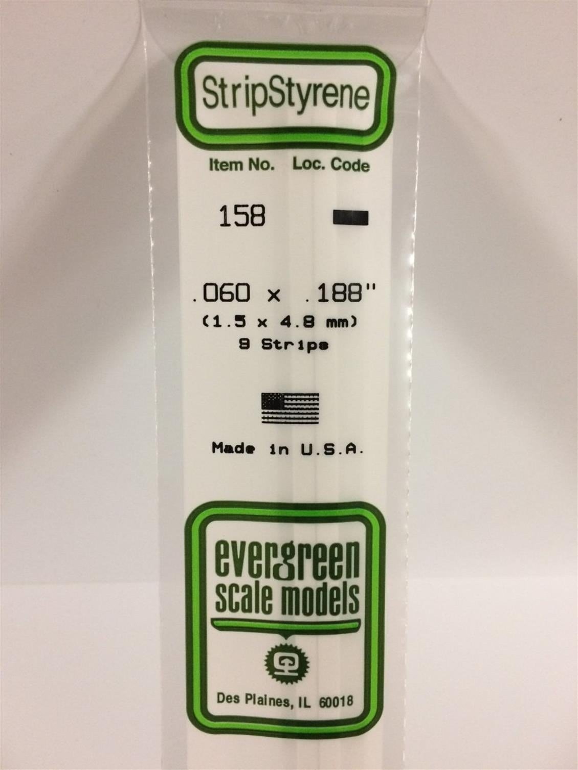 Evergreen 158 1,50*4,80*355 Mm Köşeli Çubuk-9 Adet -Beyaz