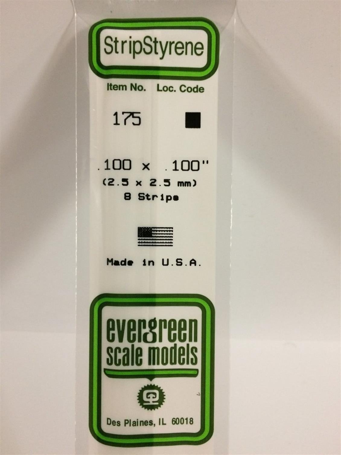 Evergreen 175 2,5*2,50*355 Mm Köşeli Çubuk-8 Adet -Beyaz