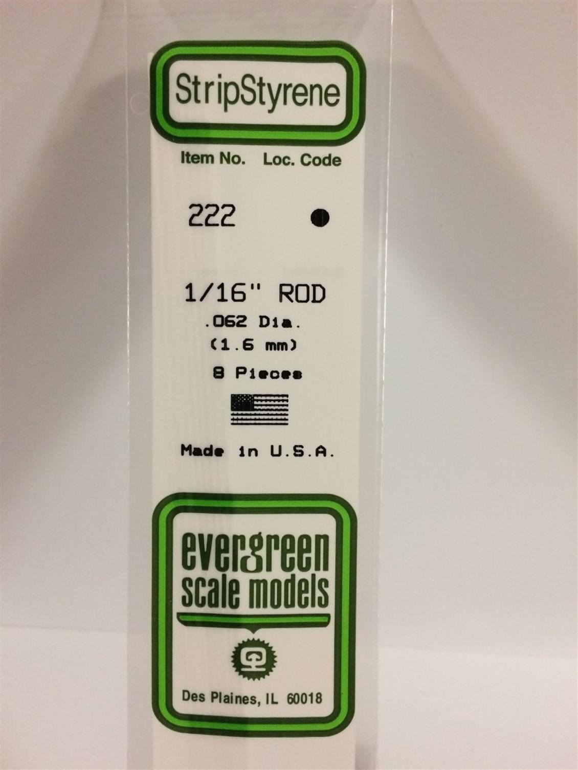 Evergreen 222 1,60*355Mm Yuvarlak Cubuk-8 Adet -Beyaz