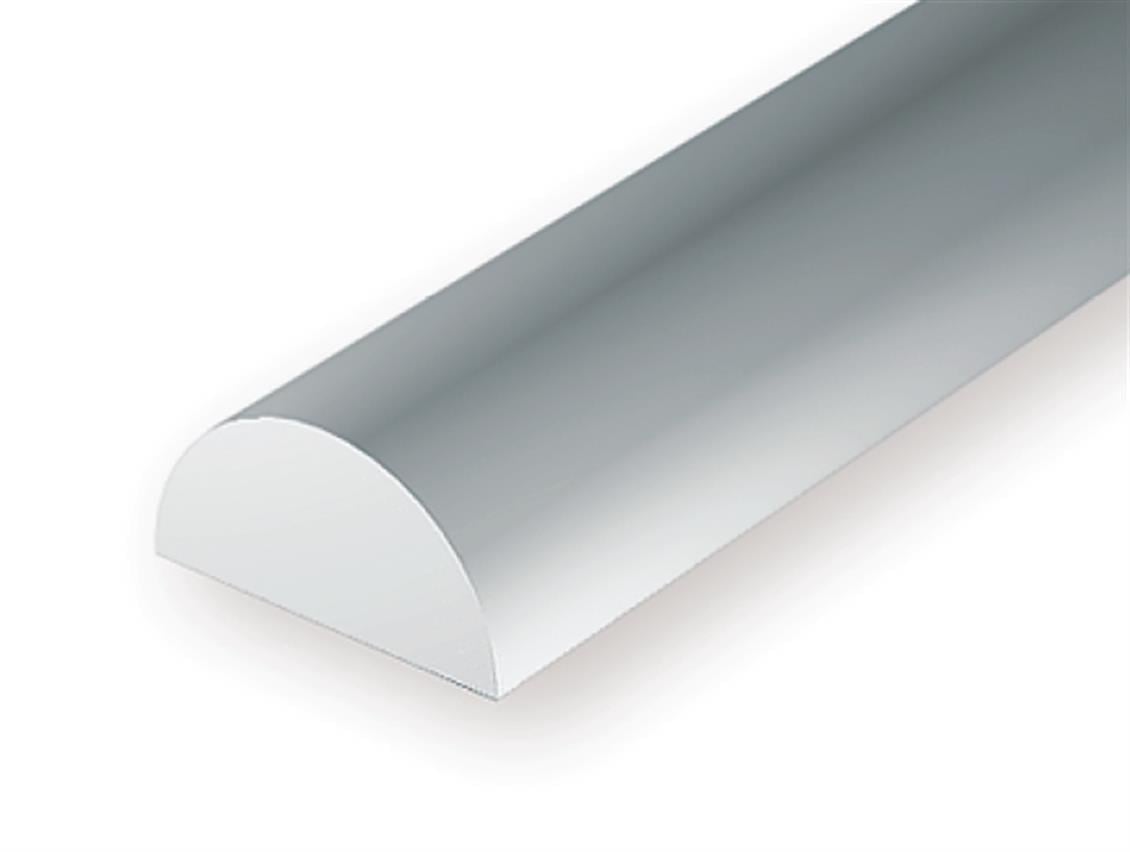 Evergreen 244 3,20*355 Mm Yarım Daıre Cubuk-3Adet -Beyaz