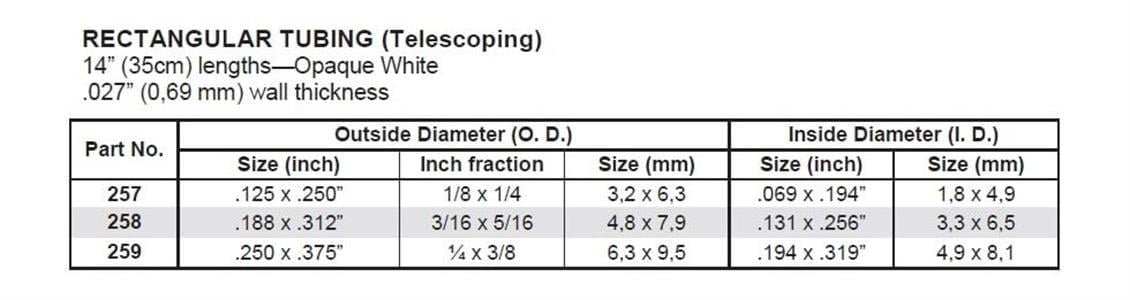 Evergreen 257 3,2*6,3*355 Mm Kutu Profıl-3Adet -Beyaz