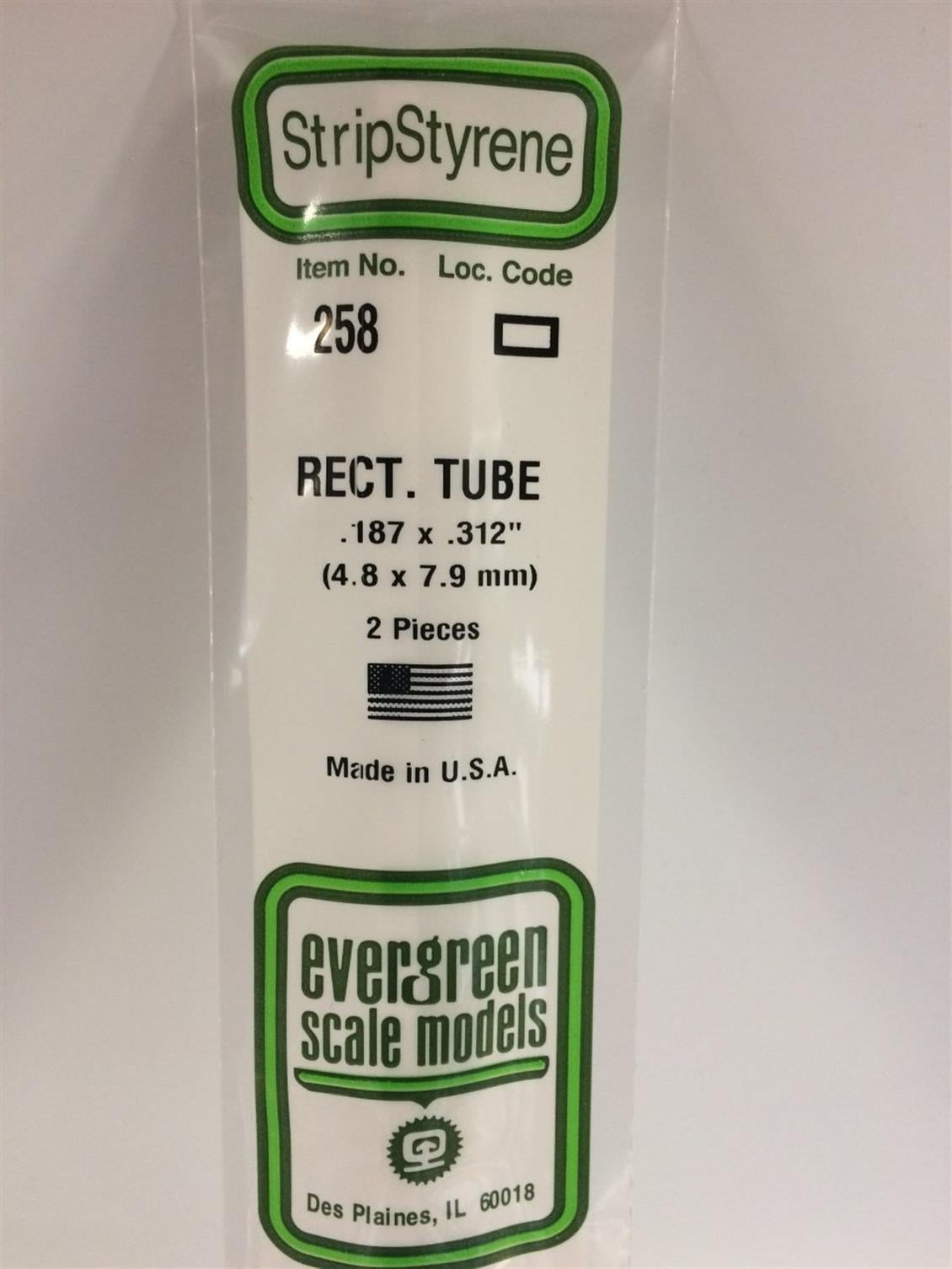 Evergreen 258 4,8*7,9*355 Mm Kutu Profıl-2Adet -Beyaz