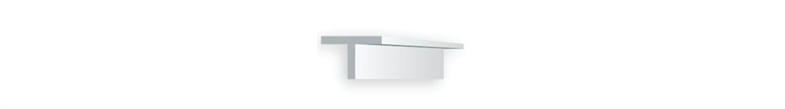Evergreen 769 8.1X355 Mm. T Profil Polistren Çubuk-2 Adet- Beyaz