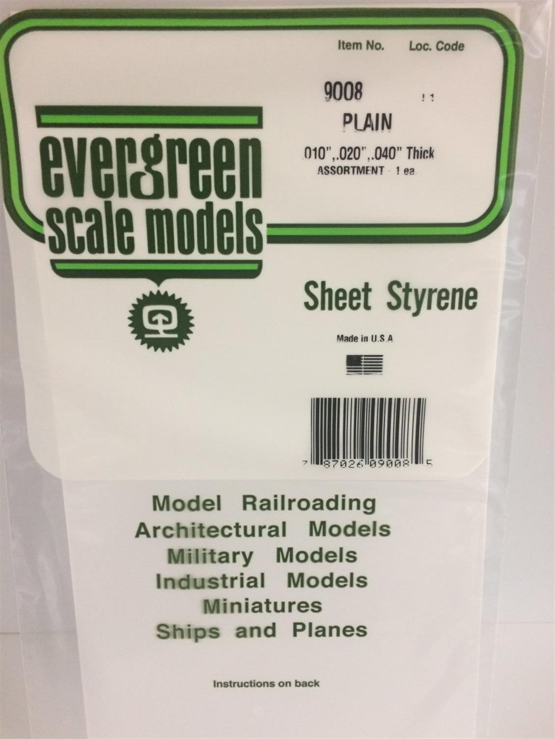 Evergreen 9008 0,25/0,50/1,00*150*300Mm Duz Beyaz Levha-3 Ad