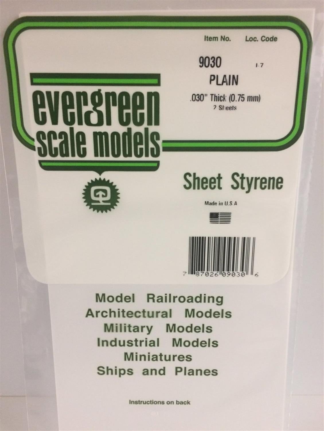 Evergreen 9030 0,75*150*300Mm Duz Levha - Beyaz-2 Adet
