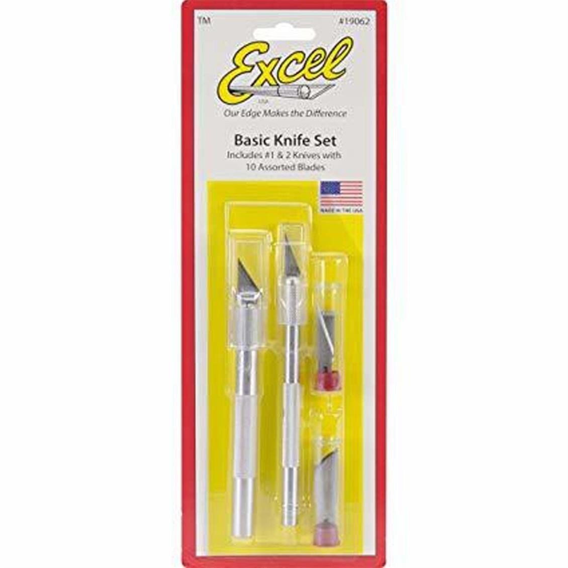 Excel 19062 Basıc Knıfe Set 2 Knıves 10 Blades
