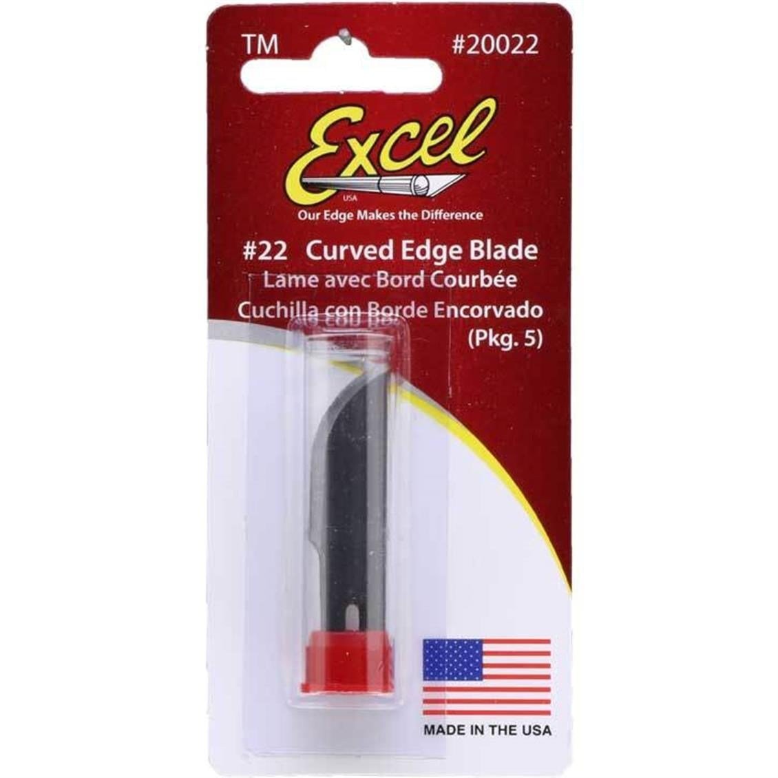 Excel 20022 Bıçak Ucu-Ağır Hızmet,Kavıslı Kenarlı -5 Lı
