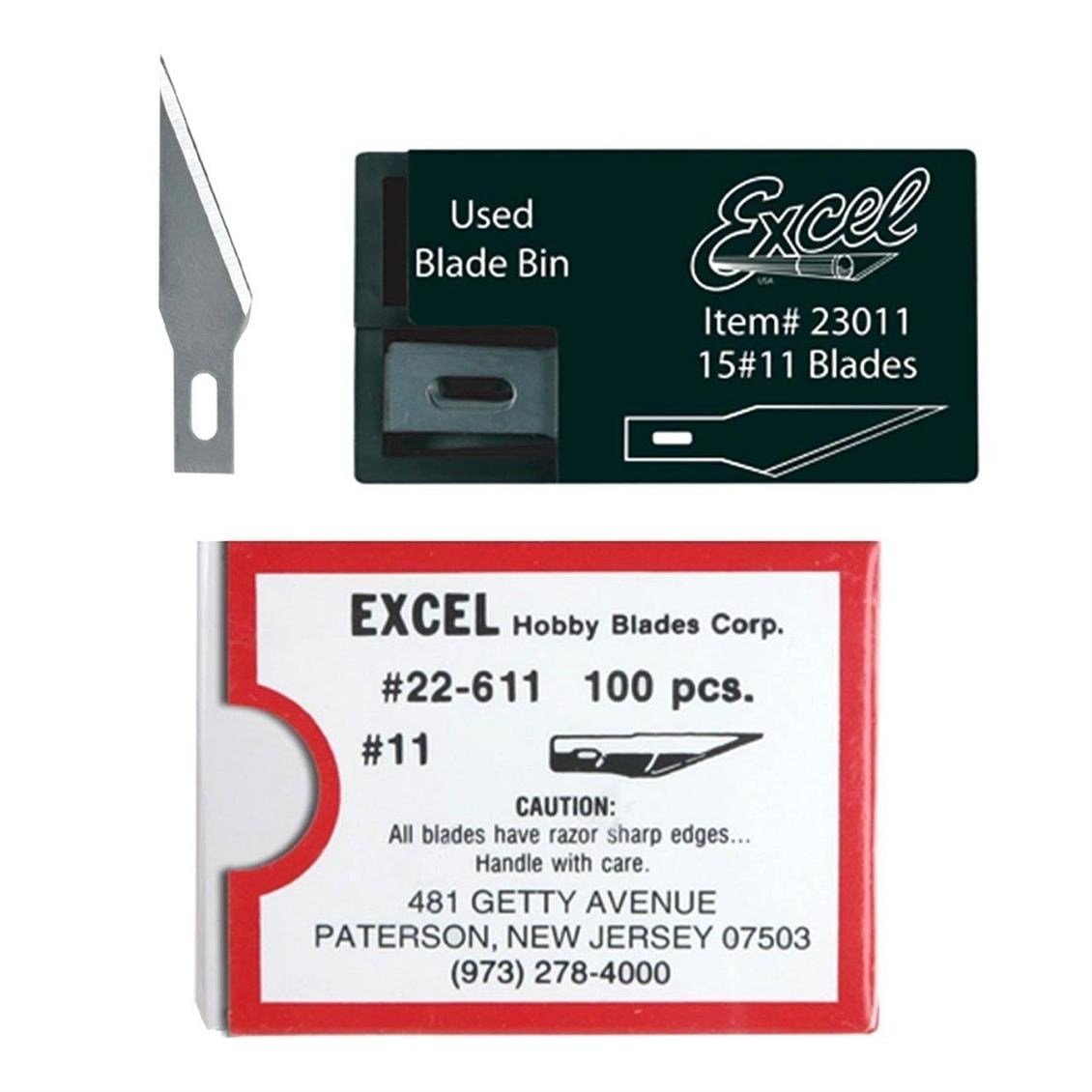Excel 23011 Çok Keskın Bıçak Ucu-15 Adet,Özel Kutusunda